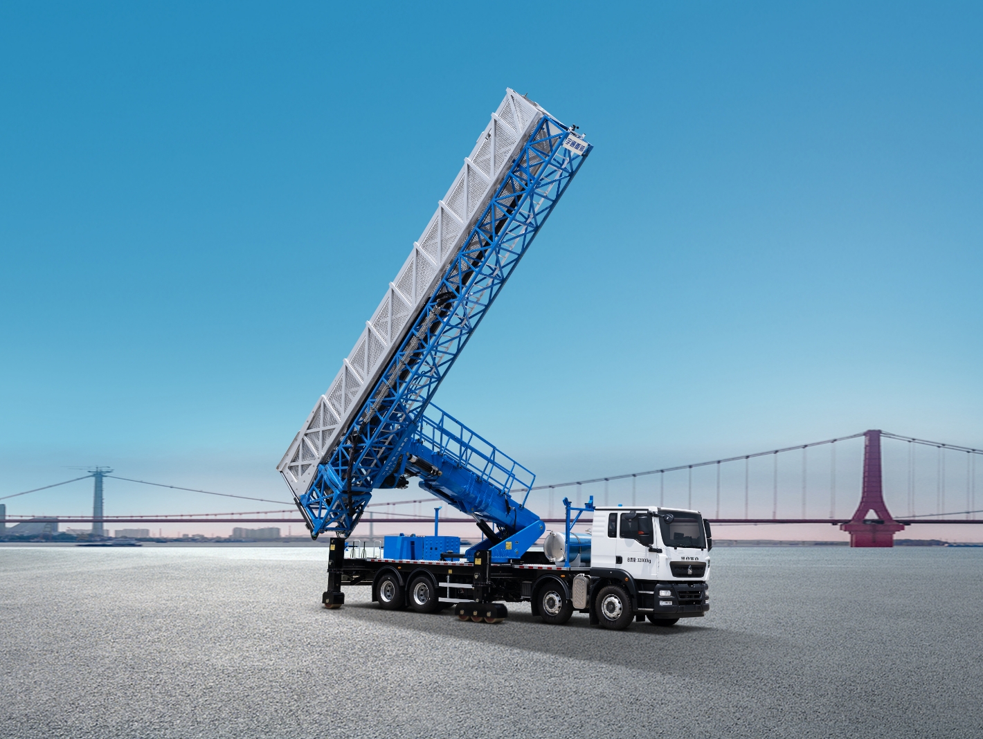 斜拉索專用款4橋20米桁架式橋梁檢測車